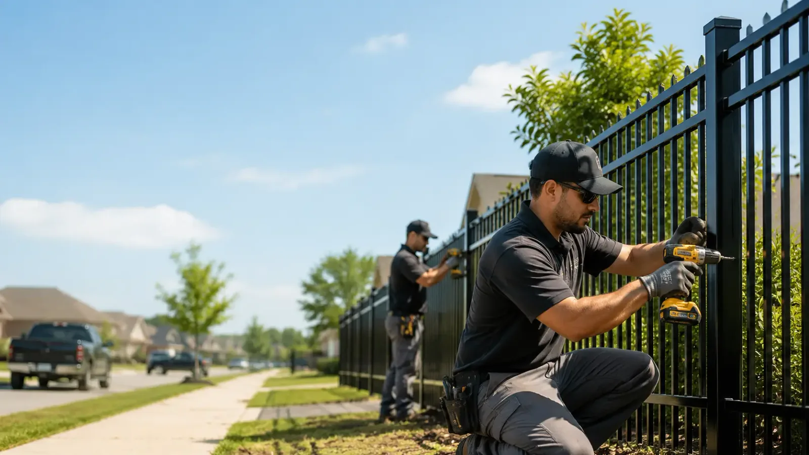 Metal Fence Installation in Alden, IA